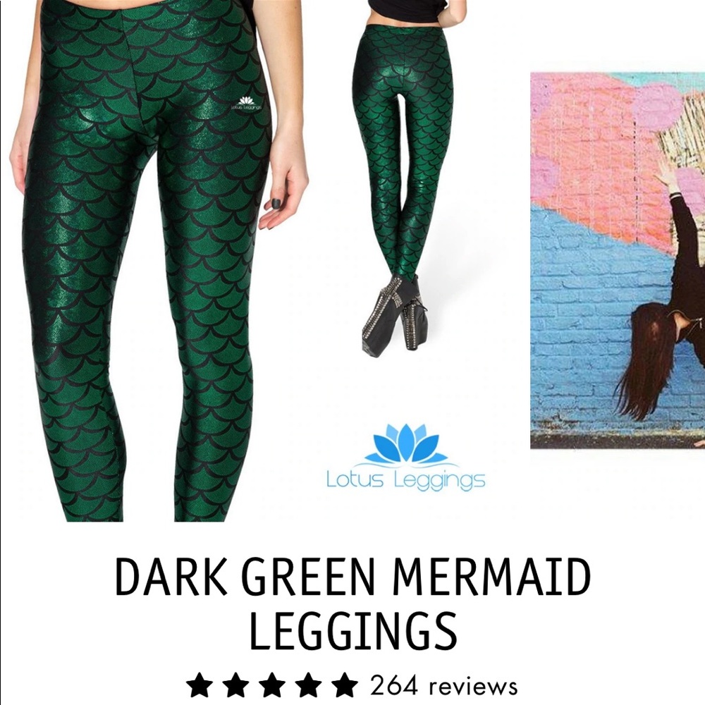 Lotus Leggings Mermaid Leggings